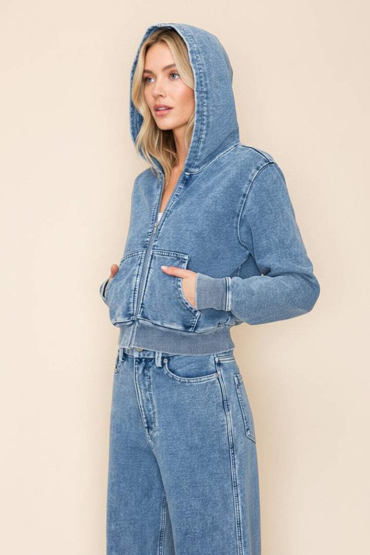 LONG SLEEVE DENIM JACKT-WBT10829XL