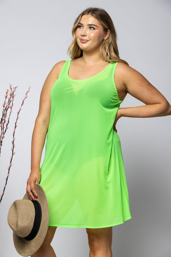 SILHOUETTE PLUS SIZE MIDI DRESS D7388X