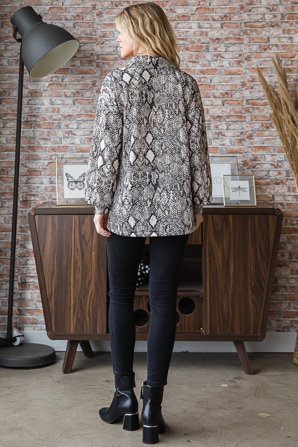 COLOR SNAKE TOP  HMET7324-11