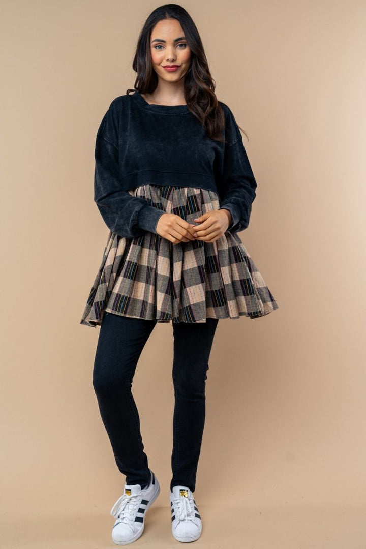 LONG SLEEVE TUNIC TOP