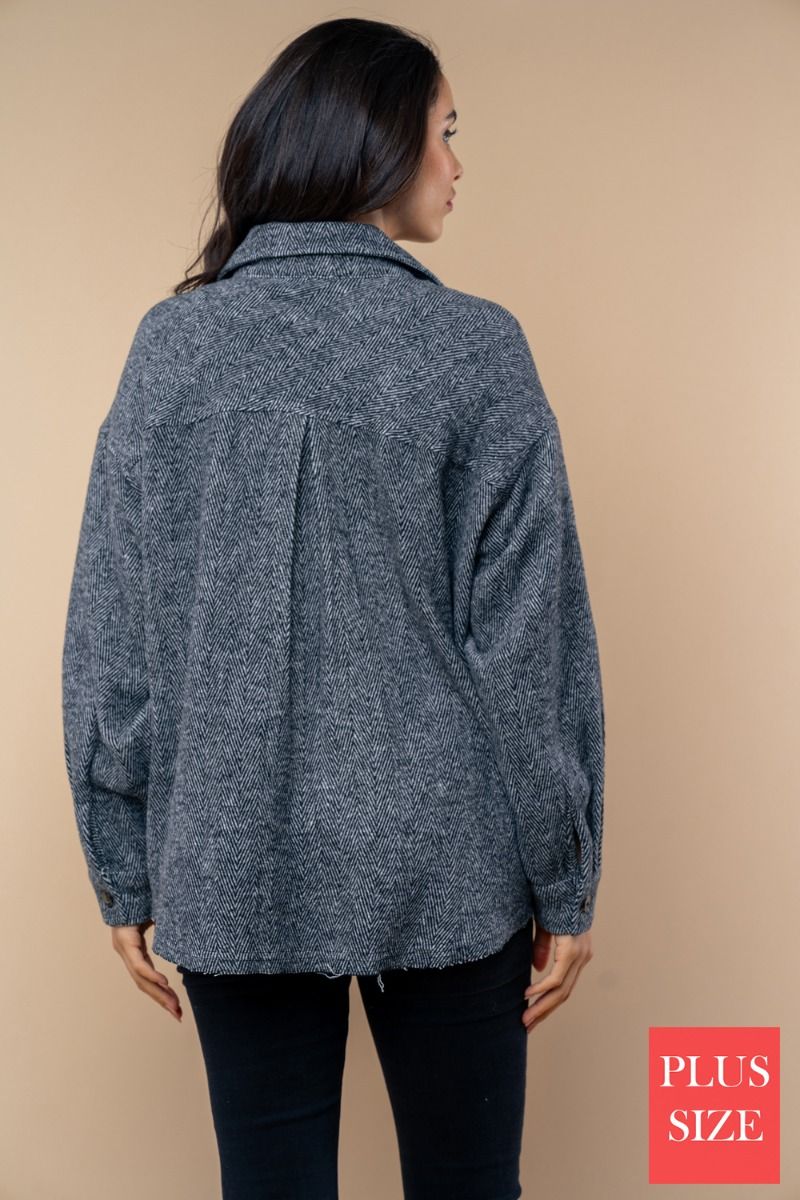 BUTTON DOWN WOVEN SHACET-WBT25628P