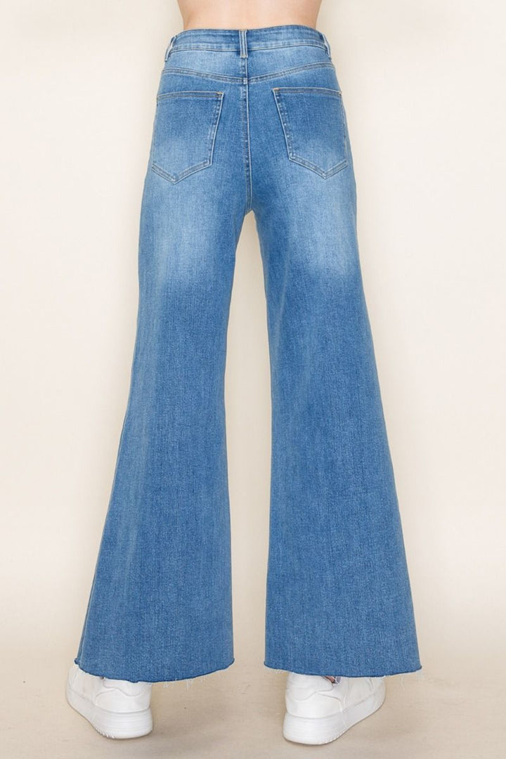 HIGH WAISTED DENIM JEANS WBP80242XL