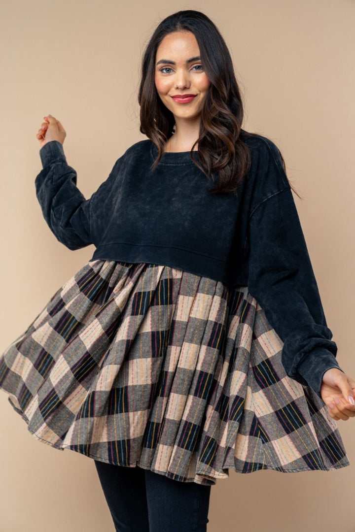 LONG SLEEVE TUNIC TOP