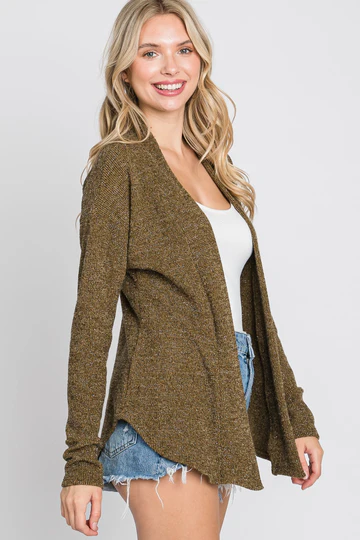 BOHO OPEN NECK LONG SLEEVES CARDIGAN SOIN2058C