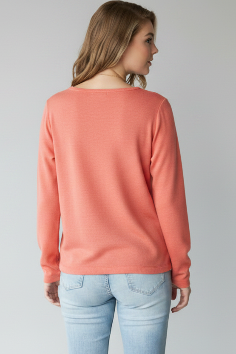 LONG SLEEVE OPEN BLAZER TOP HMEJ6702