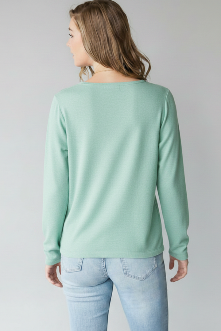 LONG SLEEVE OPEN BLAZER TOP HMEJ6702