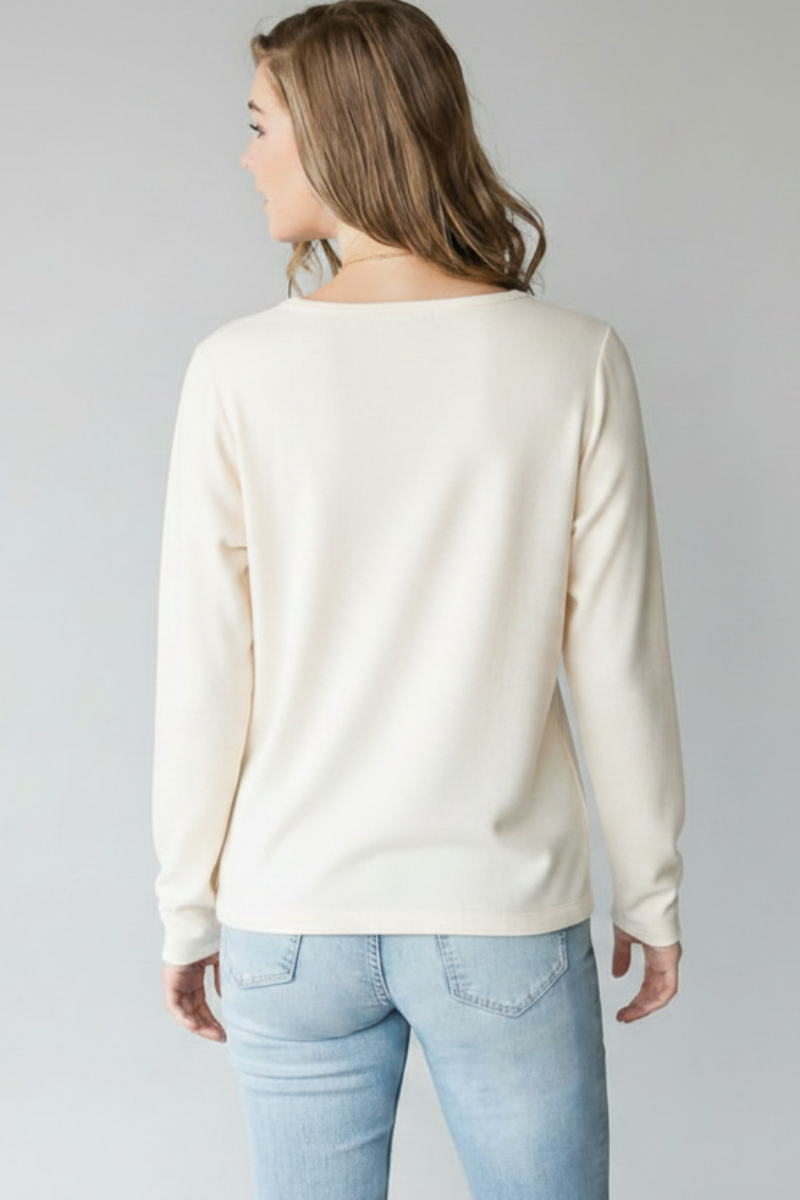 LONG SLEEVE OPEN BLAZER TOP HMEJ6702