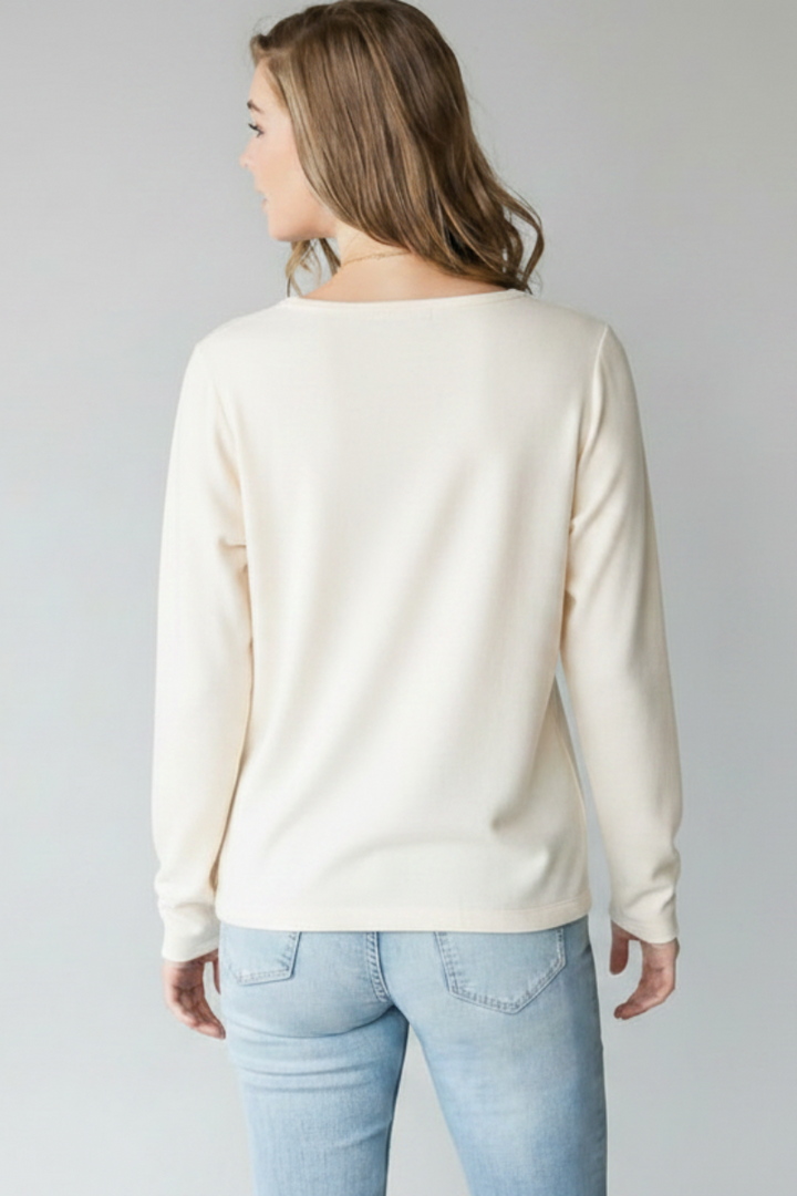 LONG SLEEVE OPEN BLAZER TOP HMEJ6702