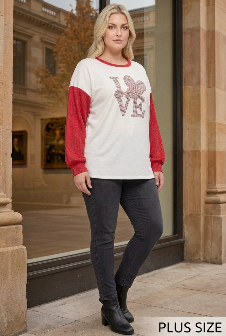 Plus-size half-side pose close to the gallery window