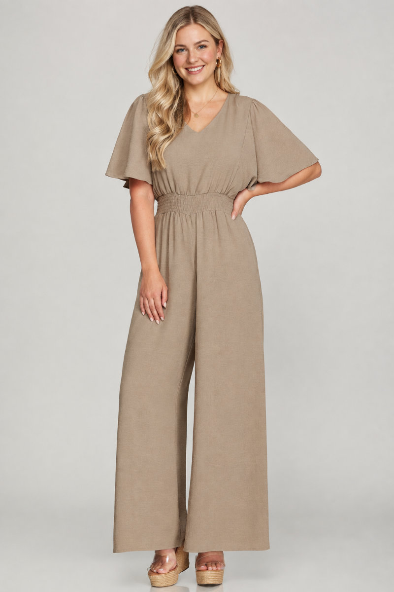 Product photo, new blonde model, studio background, outfit preserved